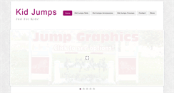 Desktop Screenshot of kidjumps.net